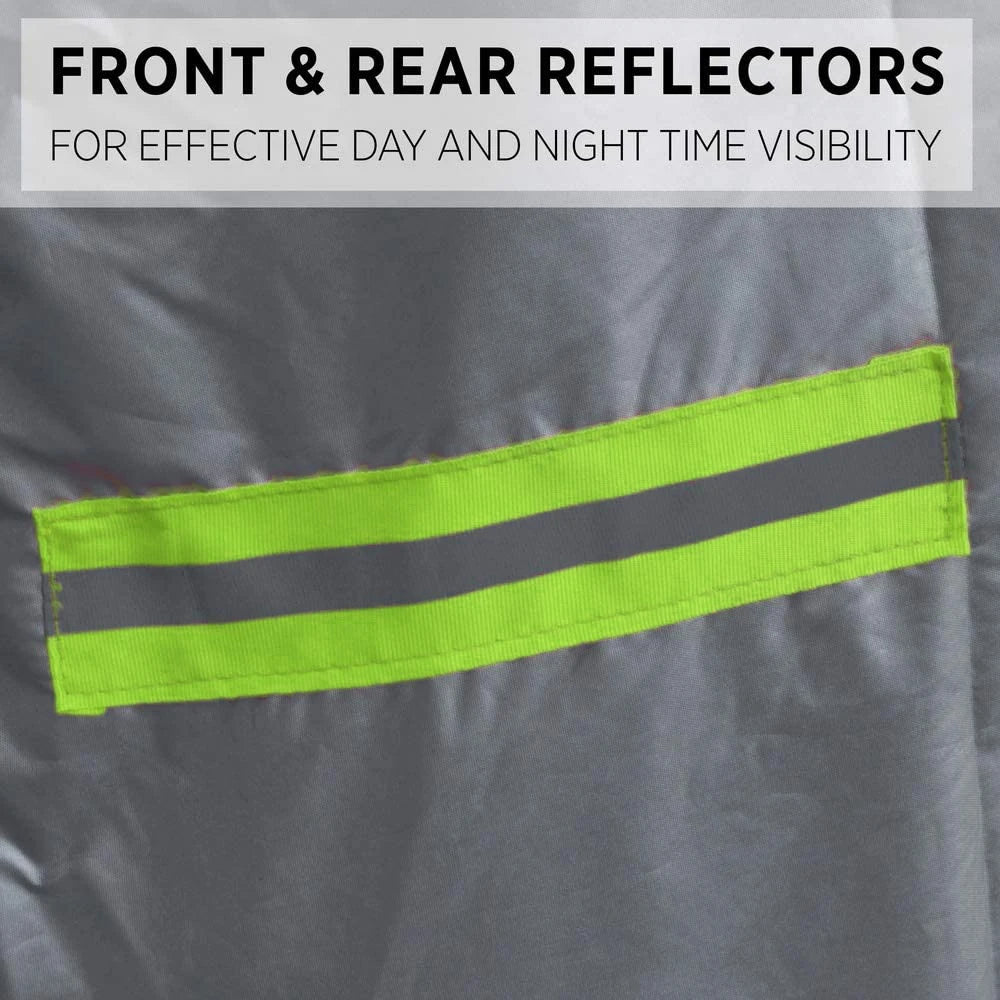 Car Cover Full Covers with Reflective Strip Dustproof UV Scratch-Resistant Sunscreen Protection for 4X4/SUV Business Car