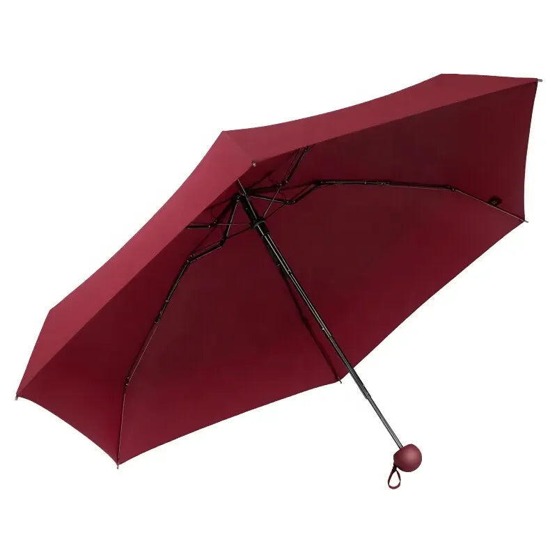 Wholesale Custom Mini Umbrella Manual Capsule Uv Protection Small Folding Umbrella Sun and Rain