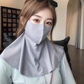 Sunscreen mask women's summer riding anti-ultraviolet sunshade breathable driving neck neck protection 3D ice silk mask