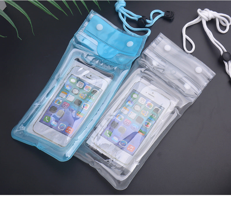 Mobile Phone Waterproof Bag with Touch Screen for Swimming, Special for Taking Pictures, Diving and Rafting Equipment, Transparent Sealed Waterproof Mobile Phone Case