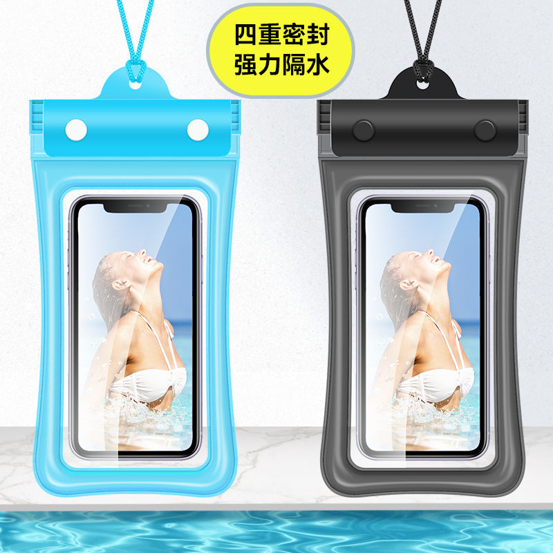 Mobile Phone Waterproof Bag with Touch Screen for Swimming, Special for Taking Pictures, Diving and Rafting Equipment, Transparent Sealed Waterproof Mobile Phone Case