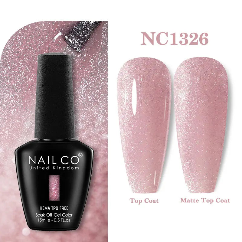 NAILCO 15ml Hema TPO Free Gel Nails Poilsh Vernis Semi Permanent UV Varnish Gel Nail Art Manicure Design TOP BASE Varnish Hybrid