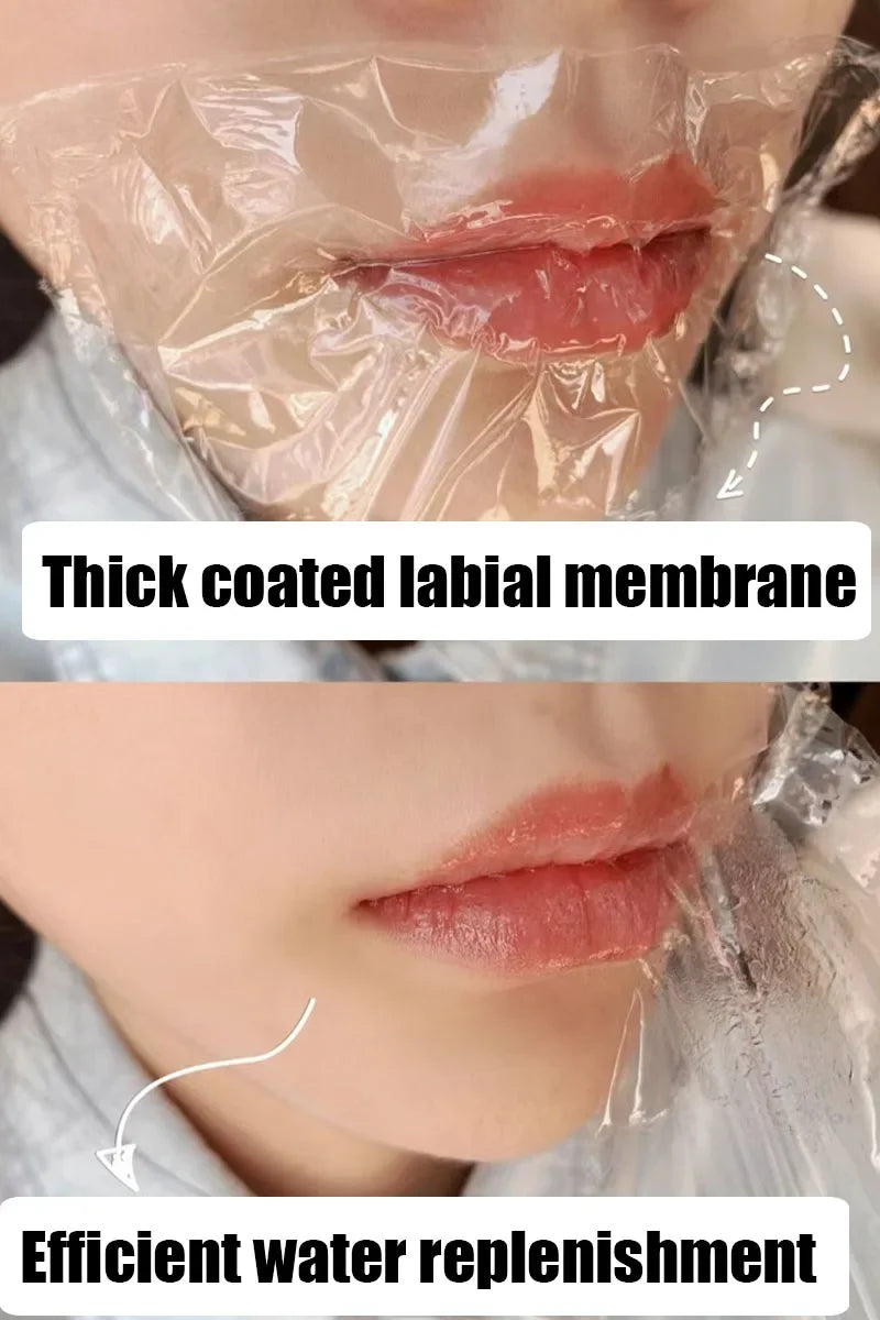 8 Pieces Set Lip Balm Moisturizing Lip Mask Repairing Lips For Men And Women Fade Lip Lines Sleep Labial Membrane Korea Skincare