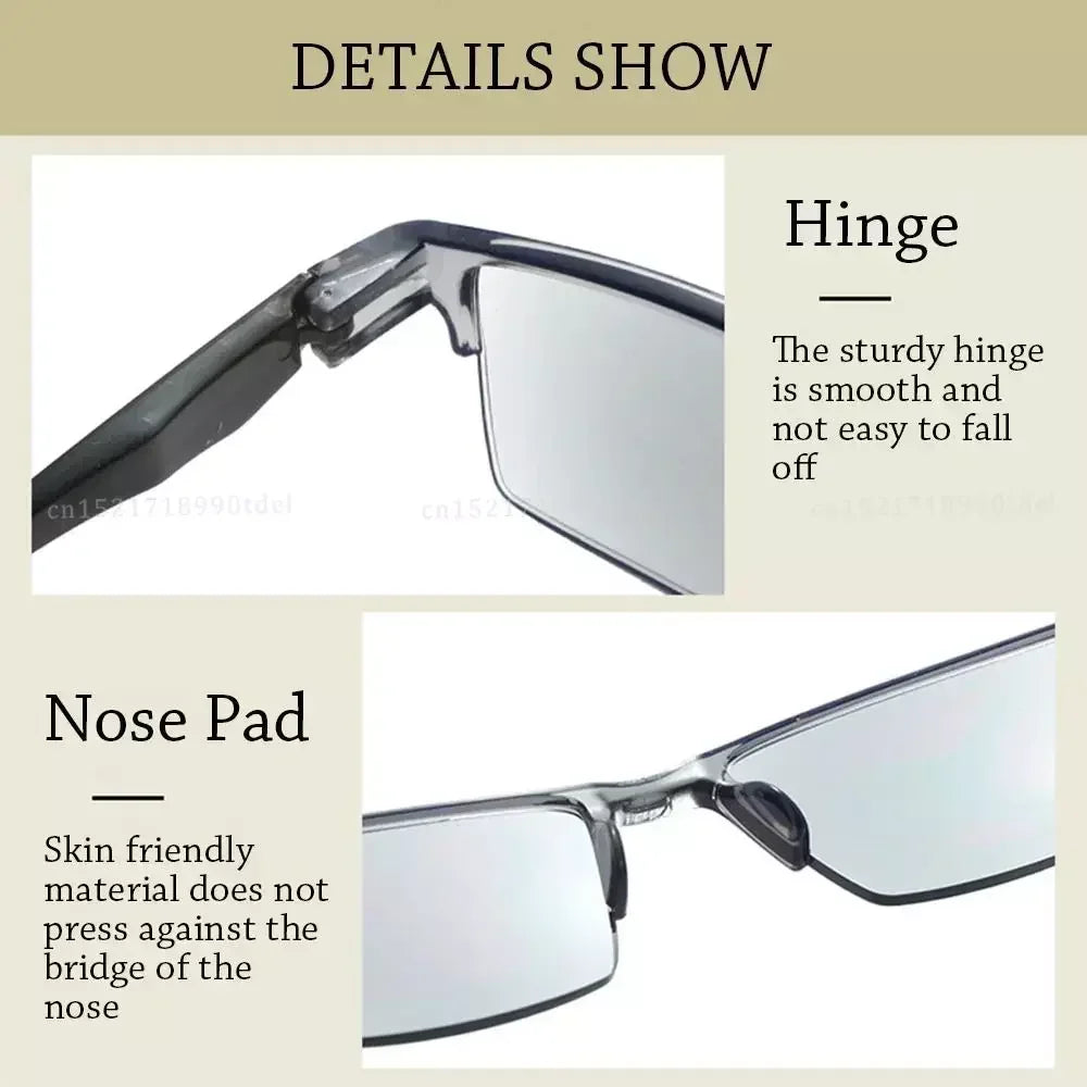 Smart Automatic Zoom Eyeglasses Anti-Blue Light Reading Glasses Men Women Optical Spectacle Computer Eyeglass