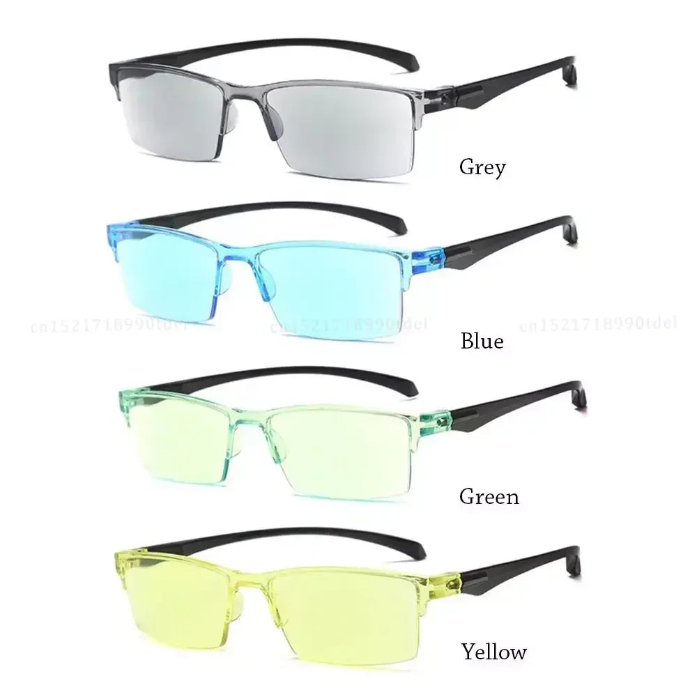 Smart Automatic Zoom Eyeglasses Anti-Blue Light Reading Glasses Men Women Optical Spectacle Computer Eyeglass