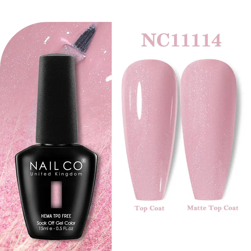 NAILCO 15ml Hema TPO Free Gel Nails Poilsh Vernis Semi Permanent UV Varnish Gel Nail Art Manicure Design TOP BASE Varnish Hybrid