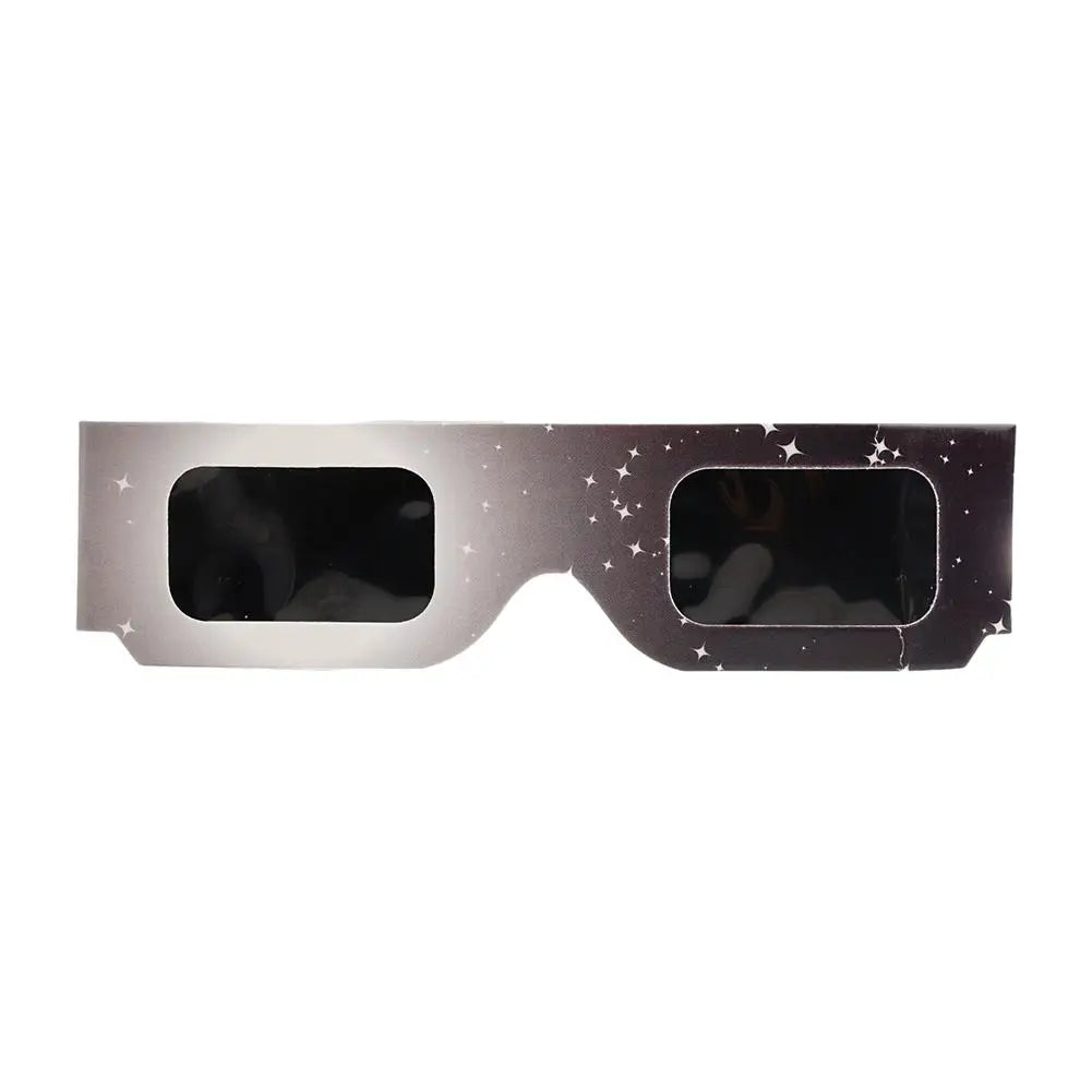 5PCS Solar Eclipse Glasses Anti-uv Glasses Safe Direct Sun Viewing Random Color Paper Frames for Adults Kids Watch Solar Eclipse