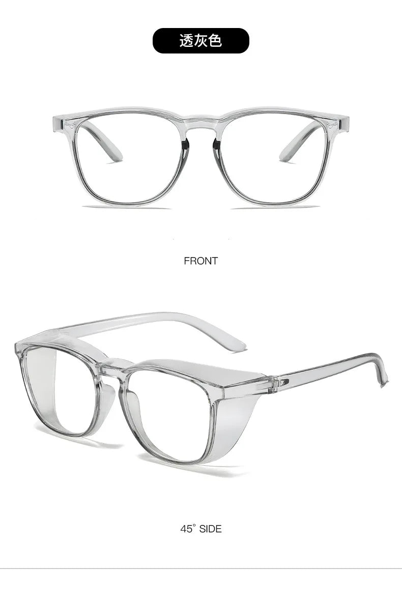 Safety Glasses Anti Fog Goggles Protective Glasses Side Shields Anti Blue Light protection Eye Glasses for Men Women Reading Gla
