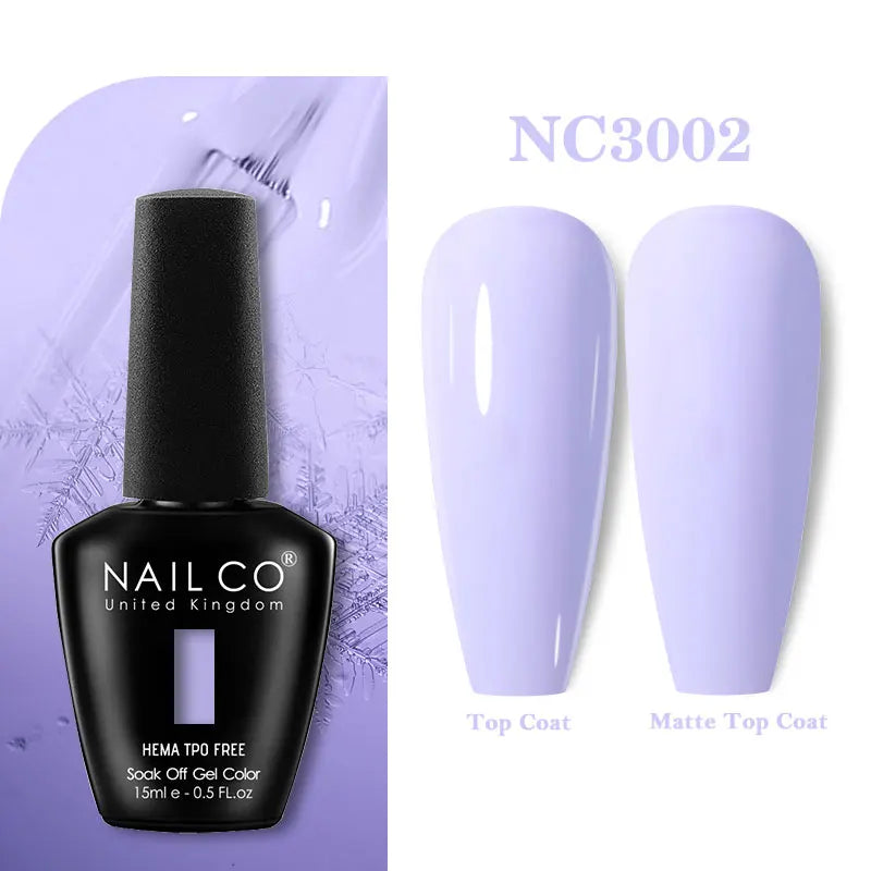 NAILCO 15ml Hema TPO Free Gel Nails Poilsh Vernis Semi Permanent UV Varnish Gel Nail Art Manicure Design TOP BASE Varnish Hybrid