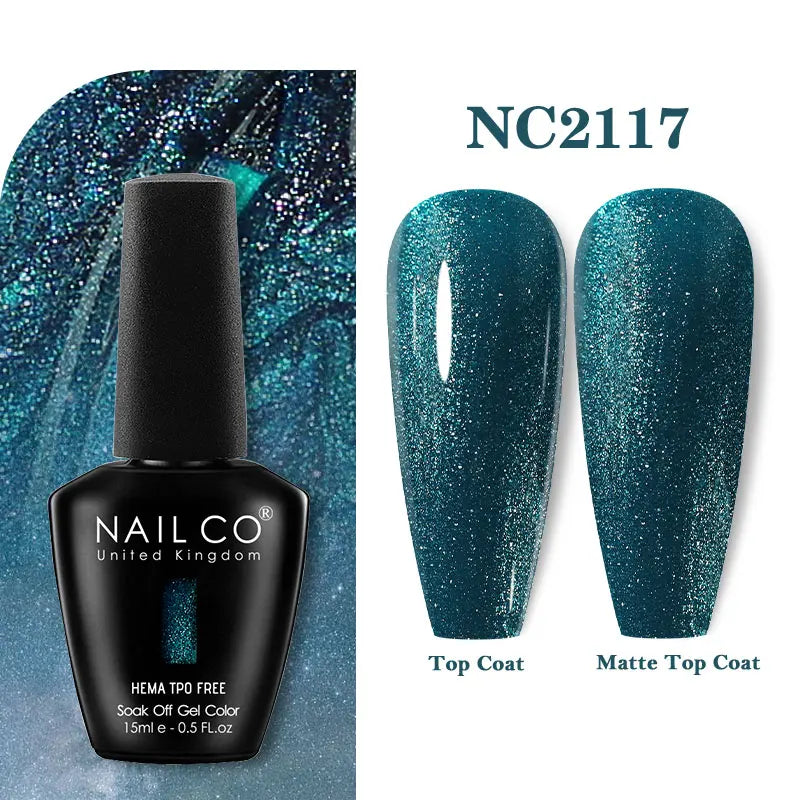 NAILCO 15ml Hema TPO Free Gel Nails Poilsh Vernis Semi Permanent UV Varnish Gel Nail Art Manicure Design TOP BASE Varnish Hybrid