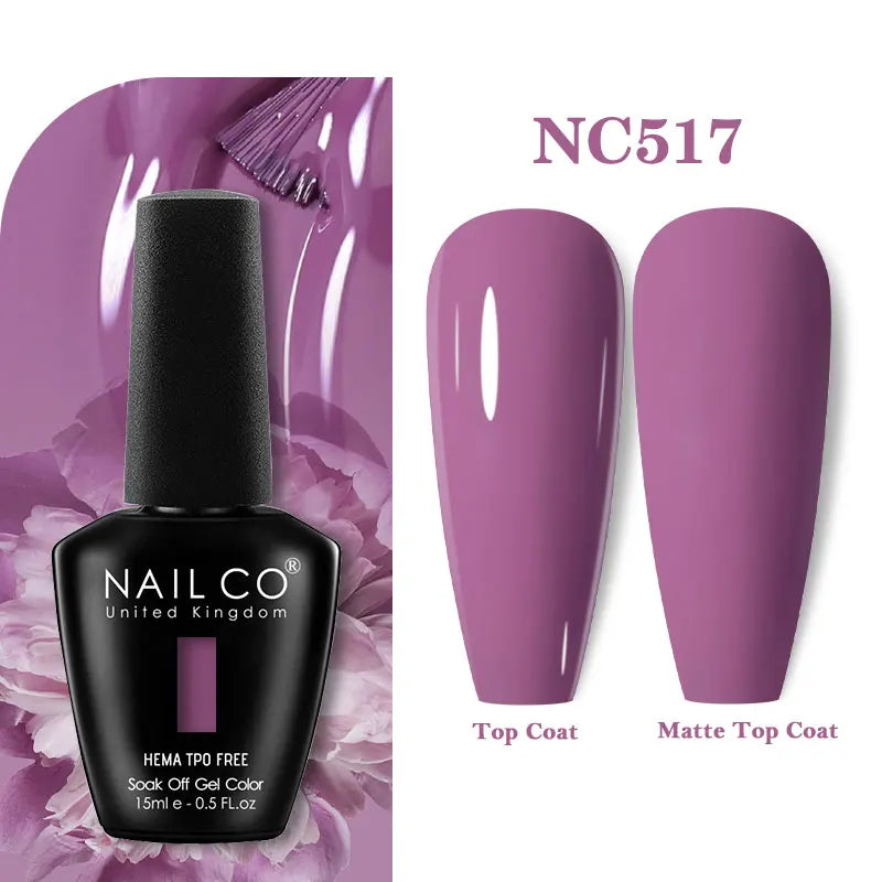 NAILCO 15ml Hema TPO Free Gel Nails Poilsh Vernis Semi Permanent UV Varnish Gel Nail Art Manicure Design TOP BASE Varnish Hybrid
