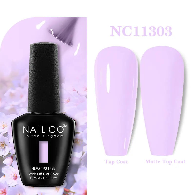 NAILCO 15ml Hema TPO Free Gel Nails Poilsh Vernis Semi Permanent UV Varnish Gel Nail Art Manicure Design TOP BASE Varnish Hybrid