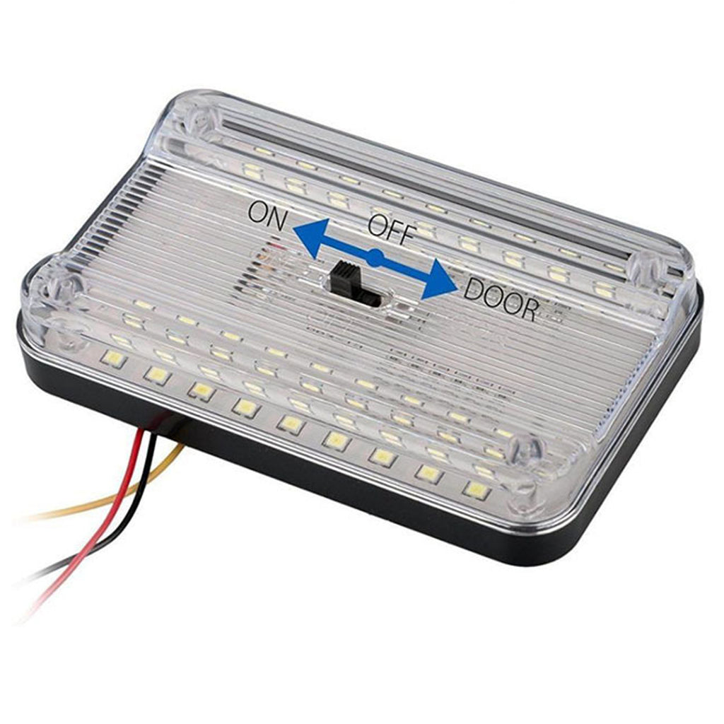 Car Interior Roof Lights 12V 36 LED Bulbs White Vehicle Ceiling LED Lighting Lamp Car Dome Reading Light with On/Off Switch for