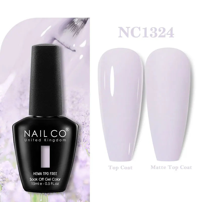 NAILCO 15ml Hema TPO Free Gel Nails Poilsh Vernis Semi Permanent UV Varnish Gel Nail Art Manicure Design TOP BASE Varnish Hybrid