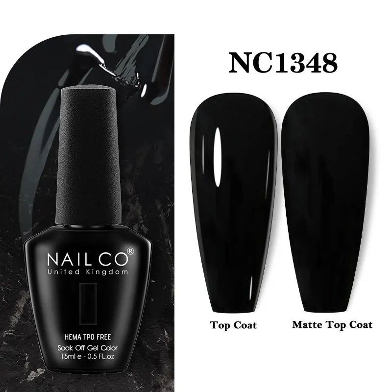 NAILCO 15ml Hema TPO Free Gel Nails Poilsh Vernis Semi Permanent UV Varnish Gel Nail Art Manicure Design TOP BASE Varnish Hybrid