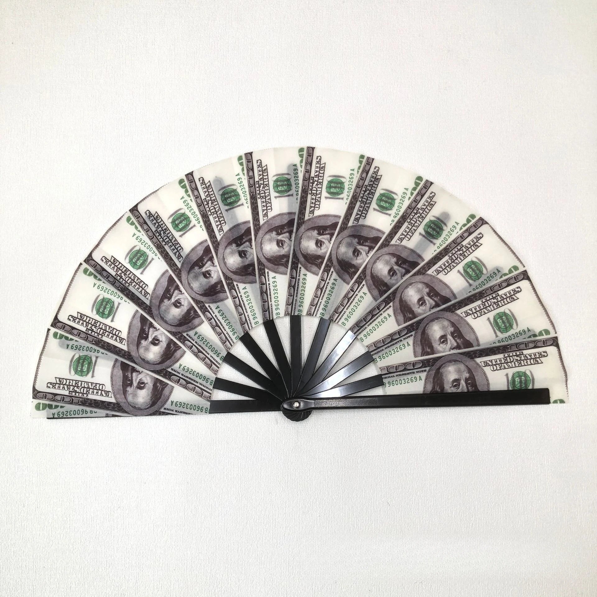 Rave Fan  Festival Fan Hand Fans Foldable Kung Fu Fan Large Phantom Clack Fan Folding Fans Craft Hand Fans for Party Line Dance