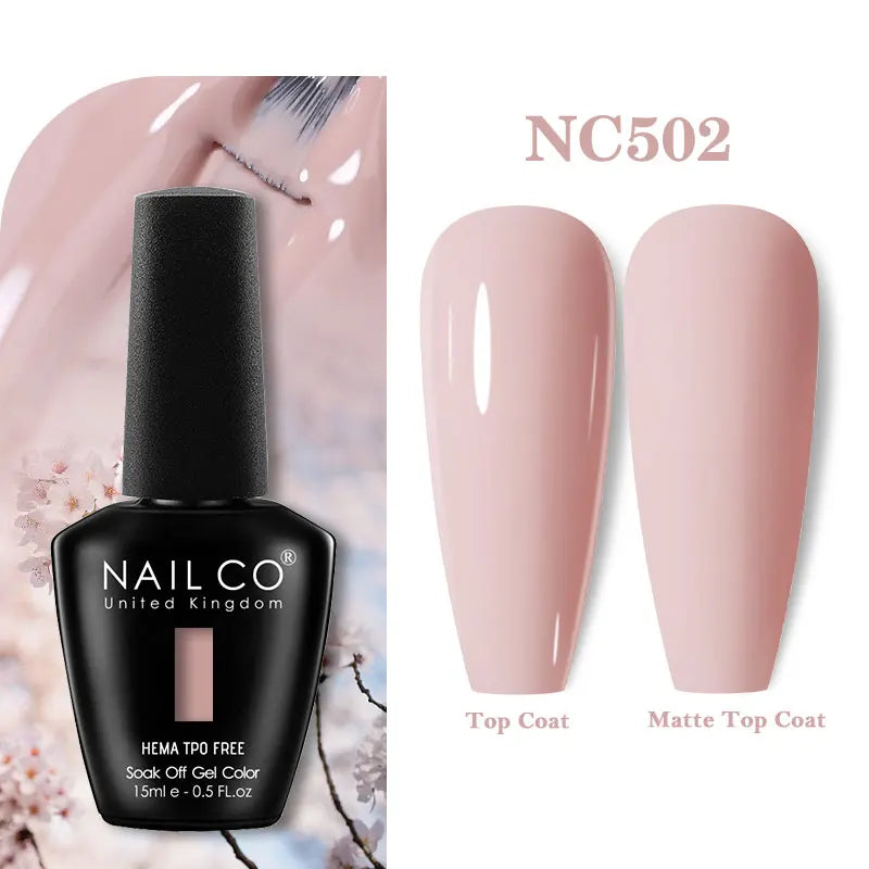 NAILCO 15ml Hema TPO Free Gel Nails Poilsh Vernis Semi Permanent UV Varnish Gel Nail Art Manicure Design TOP BASE Varnish Hybrid