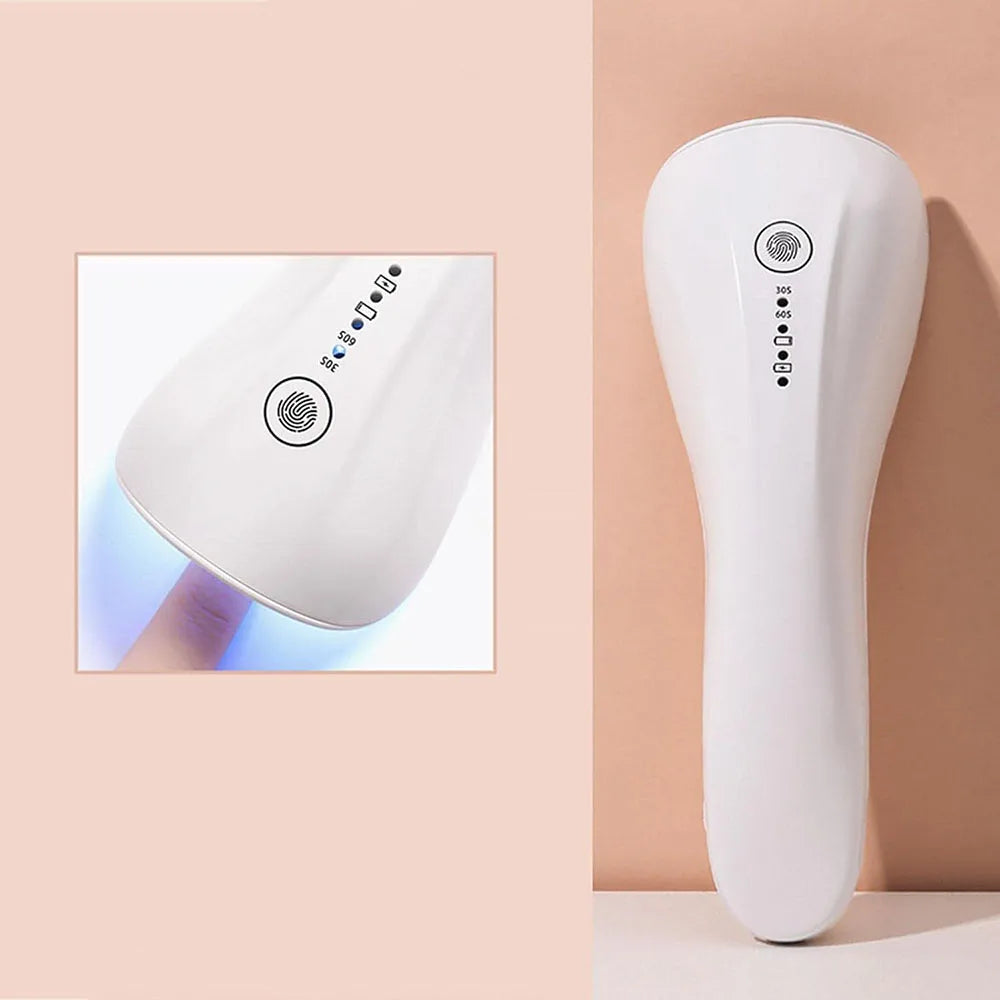 LINMANDA Handheld UV LED Lamp for Nails Drying Lamp Rechargeable Mini Manicure Lamp Nail Dryer For Gel Polish Manicure Tools