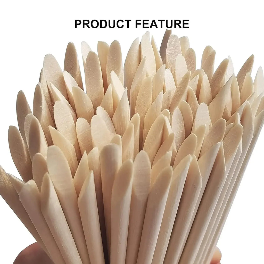 50-300pc/Set for Nail Different Sizes Orange Wood Sticks Cuticle Pusher Cuticle Remove Tool Manicure Pedicure Care nails