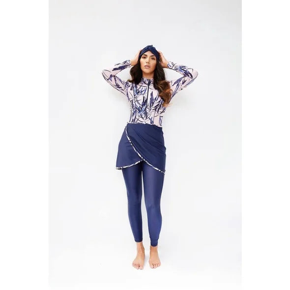 3PCS/Set Women Muslim Clothing Muslim Swimwear Long Sleeve Sport Swimsuit Burkini Swimming Maillot Bain Femme Musulmane Suit