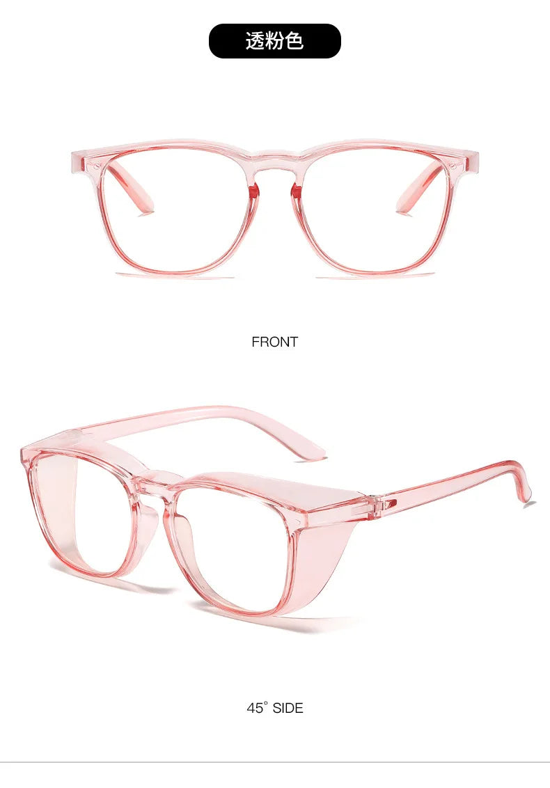 Safety Glasses Anti Fog Goggles Protective Glasses Side Shields Anti Blue Light protection Eye Glasses for Men Women Reading Gla