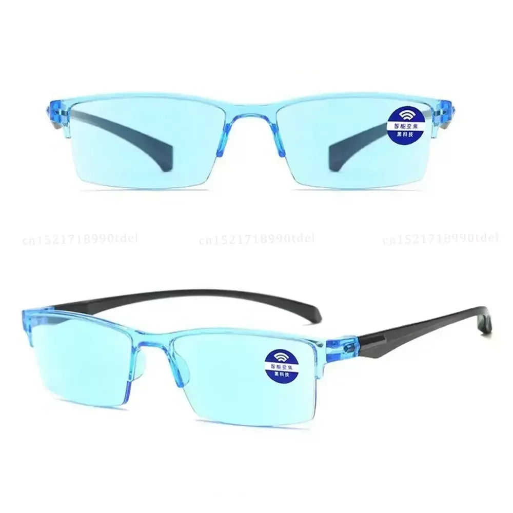 Smart Automatic Zoom Eyeglasses Anti-Blue Light Reading Glasses Men Women Optical Spectacle Computer Eyeglass