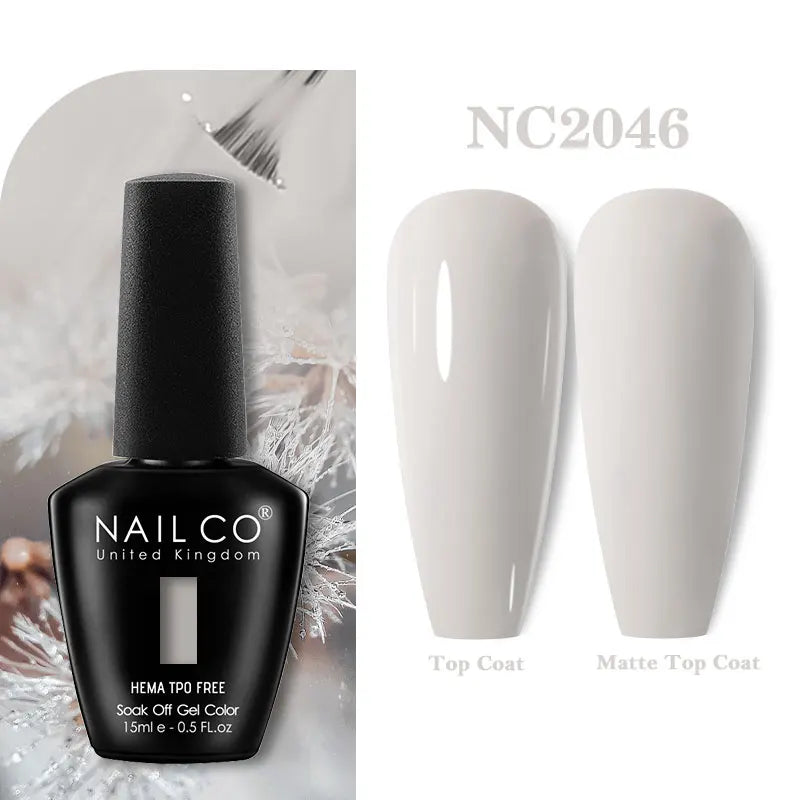 NAILCO 15ml Hema TPO Free Gel Nails Poilsh Vernis Semi Permanent UV Varnish Gel Nail Art Manicure Design TOP BASE Varnish Hybrid
