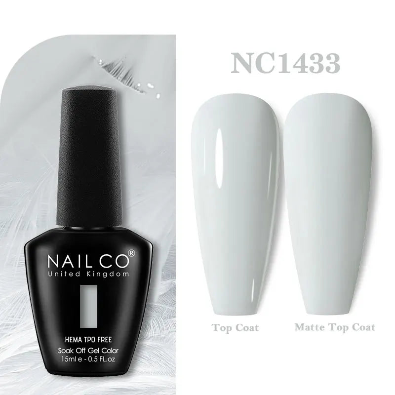 NAILCO 15ml Hema TPO Free Gel Nails Poilsh Vernis Semi Permanent UV Varnish Gel Nail Art Manicure Design TOP BASE Varnish Hybrid