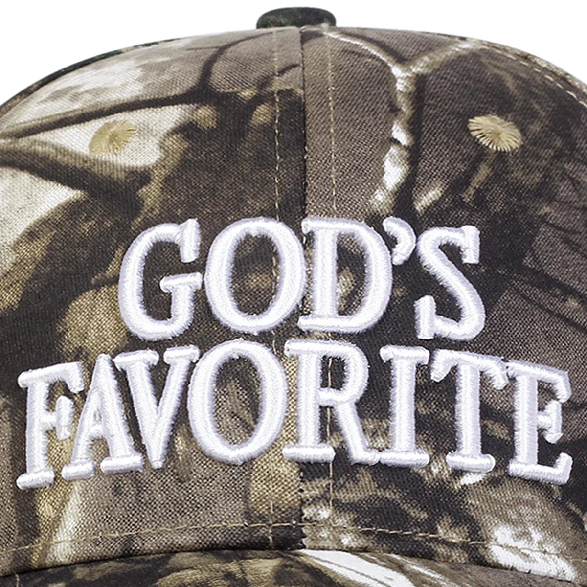 Unisex GOD'S FAVORITE Letter Embroidery Baseball Caps Spring Autumn Outdoor Adjustable Casual Hats Dad Hat Sunscreen Hat