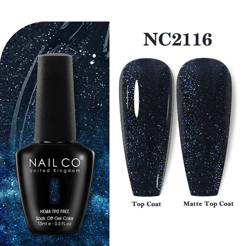 NAILCO 15ml Hema TPO Free Gel Nails Poilsh Vernis Semi Permanent UV Varnish Gel Nail Art Manicure Design TOP BASE Varnish Hybrid