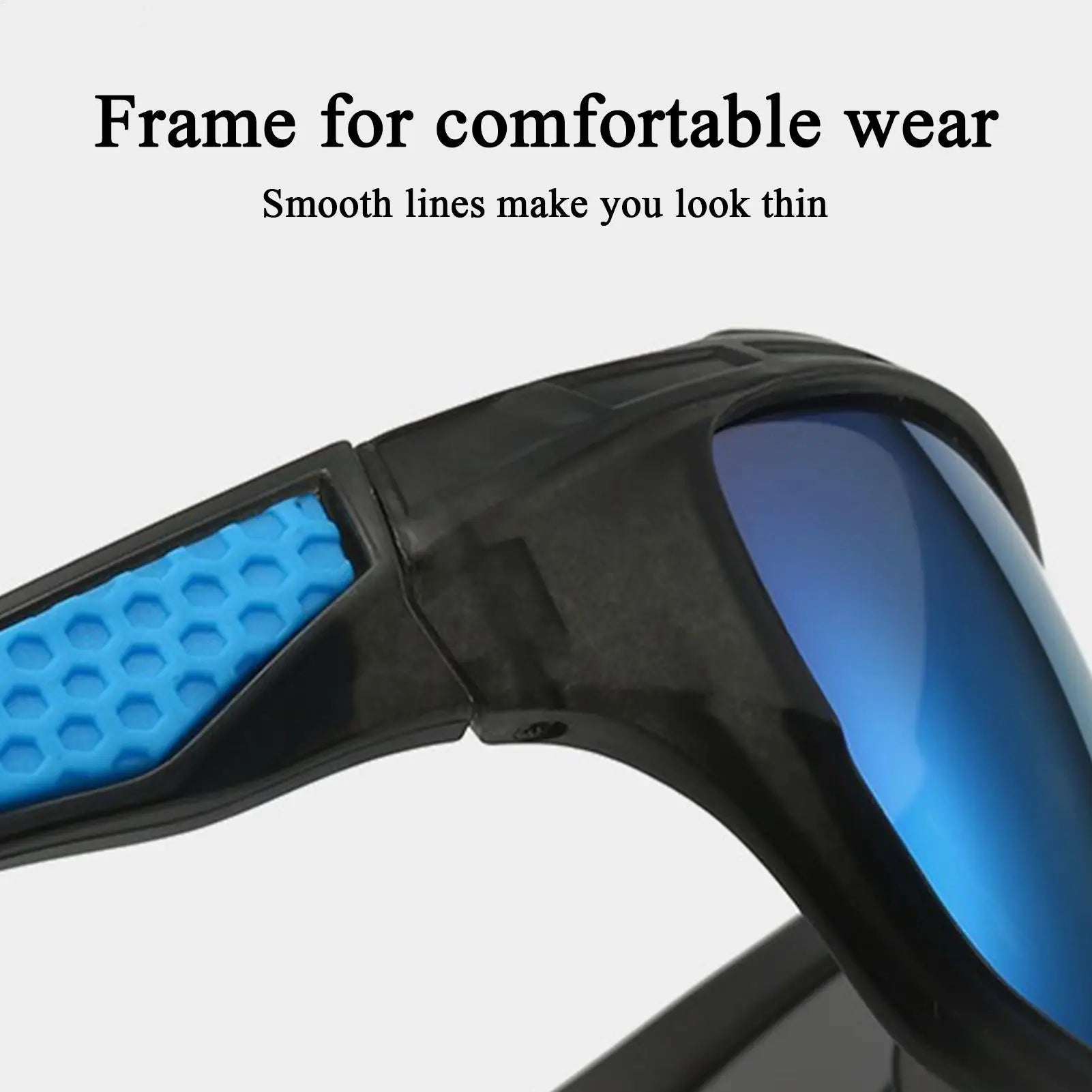 Mens Sun Glasses Comprehensive Protection Sun Glasses Comfortable Fashion Shades Outdoor Sport Eyewear for Driving Running