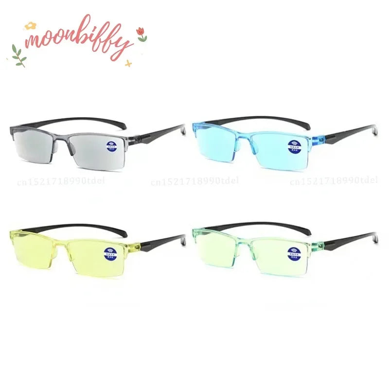 Smart Automatic Zoom Eyeglasses Anti-Blue Light Reading Glasses Men Women Optical Spectacle Computer Eyeglass