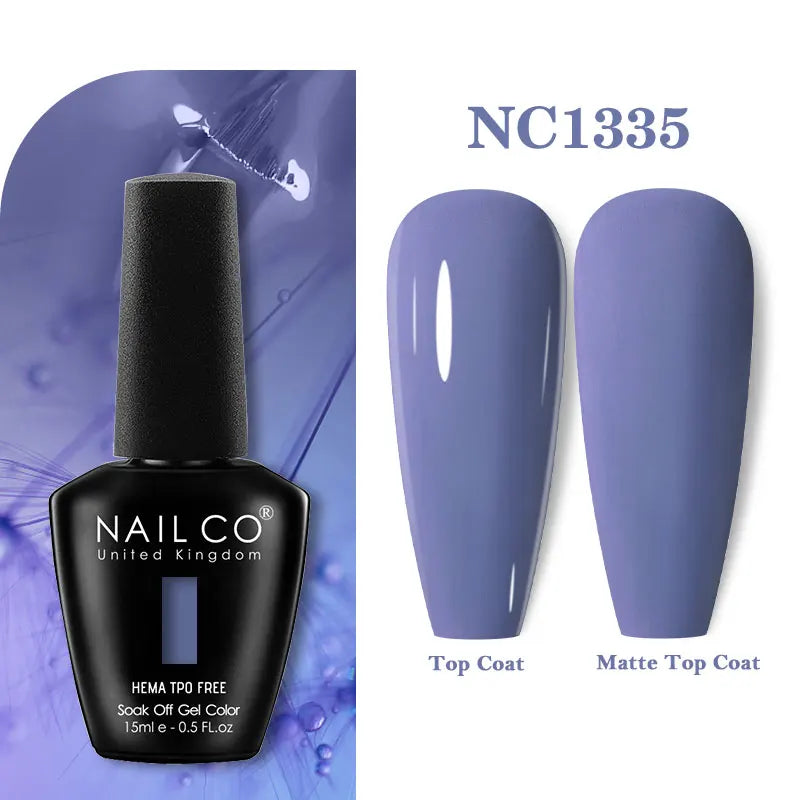 NAILCO 15ml Hema TPO Free Gel Nails Poilsh Vernis Semi Permanent UV Varnish Gel Nail Art Manicure Design TOP BASE Varnish Hybrid