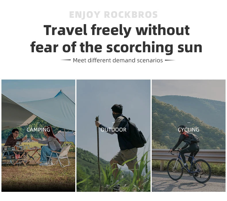 ROCKBROS Summer Cycling Jacket Lightweight Portable Coat Quick Dry Breathable Sunscreen Jacket Outdoor Sports Cycling Clothing