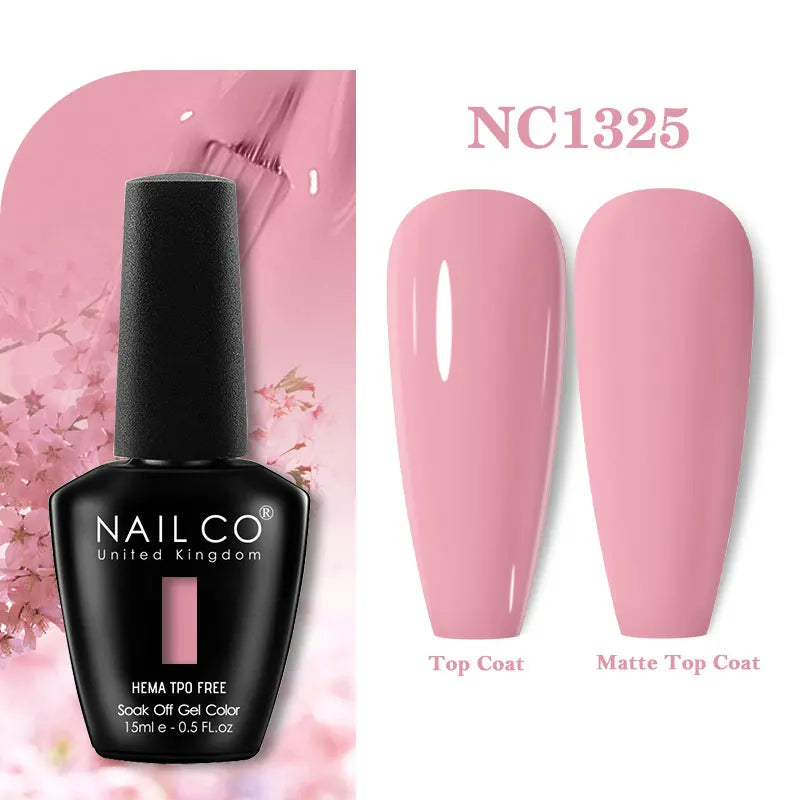 NAILCO 15ml Hema TPO Free Gel Nails Poilsh Vernis Semi Permanent UV Varnish Gel Nail Art Manicure Design TOP BASE Varnish Hybrid