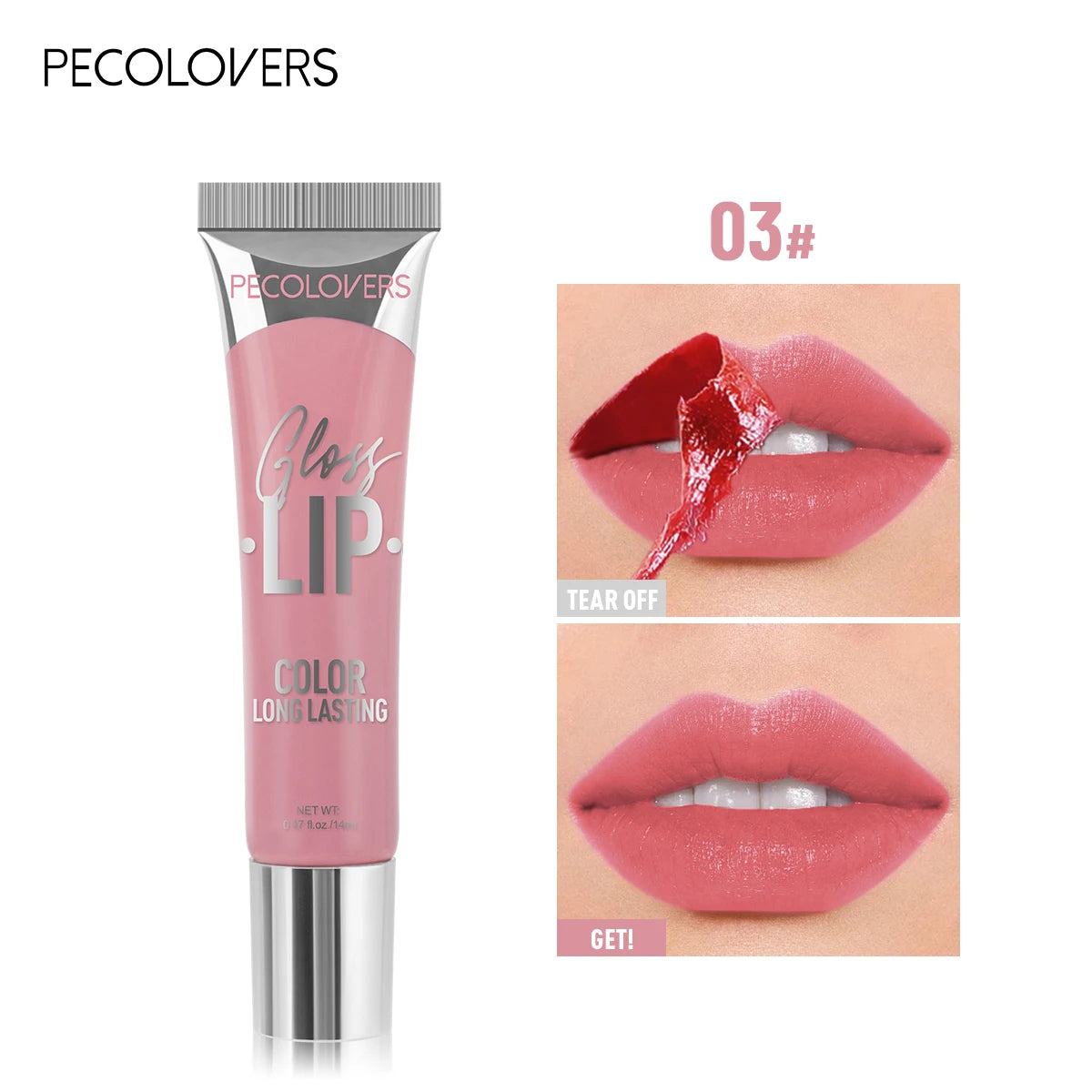 6-color Liquid Peel-off Lip gloss