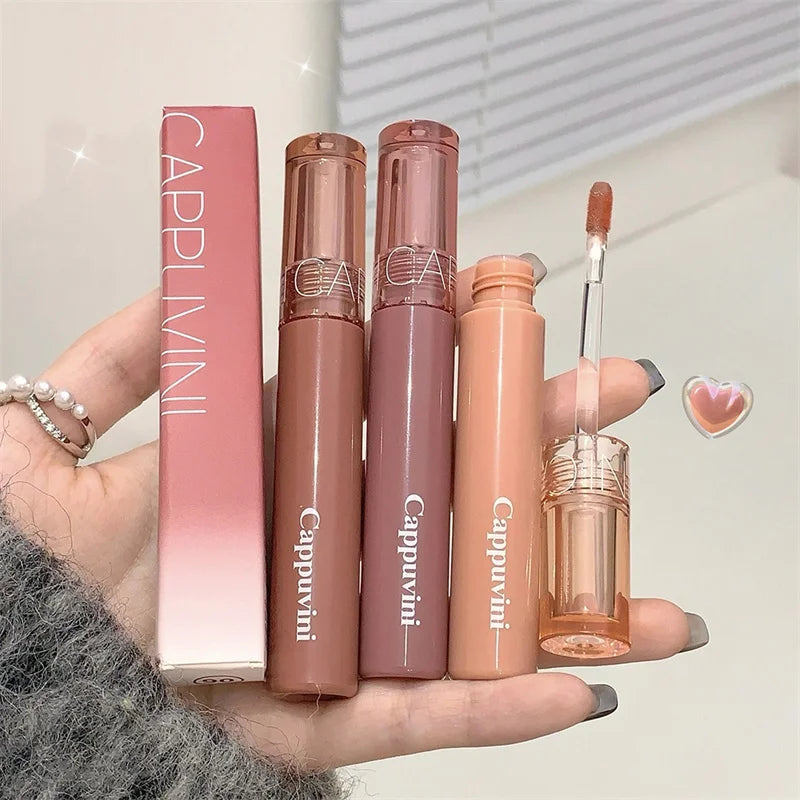 Clear Fruit Juice Lip Gloss Crystal Jelly Moisturizing Lips Oil Lasting No Sticky Sexy Lip Gloss Lipstick Makeups Lips Care