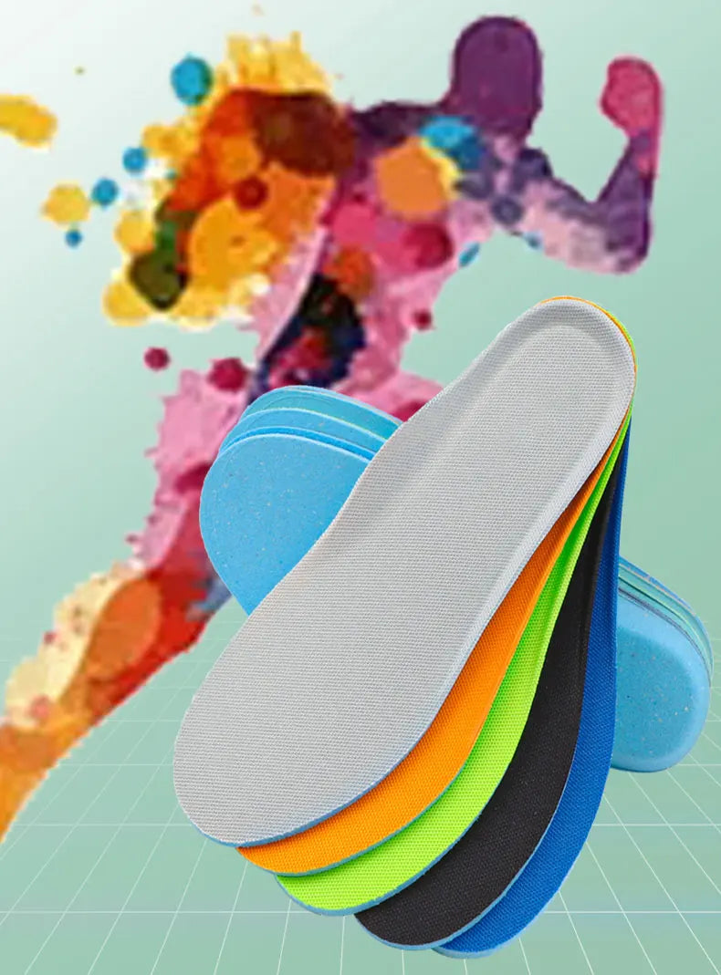 Sports Insoles for Shoes Orthopedic Plantar Fasciitis Shoe Pads Running Accessories Arch Support Flat Foot Pad for Women Men