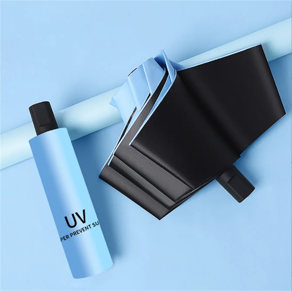 Travel Umbrella Windproof Folding Umbrella for Rain,Compact Umbrella for Car,Lightweight UV Protection Sun Umbrella for Men and