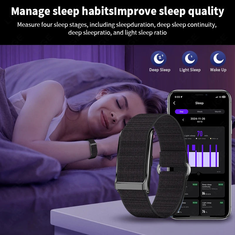 LIGE Smart Watch Men Women Fitness Smart Bracelet Sports Band Heart Rate Blood Pressure Monitor Waterproof Multifunction Watches