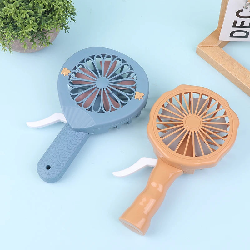 Portable Handheld Fan Hand Pressure Fan Mini Portable Fan Without Battery Household Cute Fan Cooling Held Fan