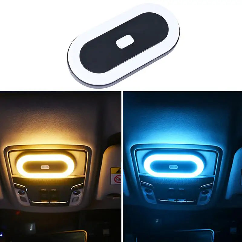 Car Interior Lights Indoor Car Lighting Ceiling Lamp Night Touch Light Hand Reading Light USB Car Roof Lighting Reading Lamp