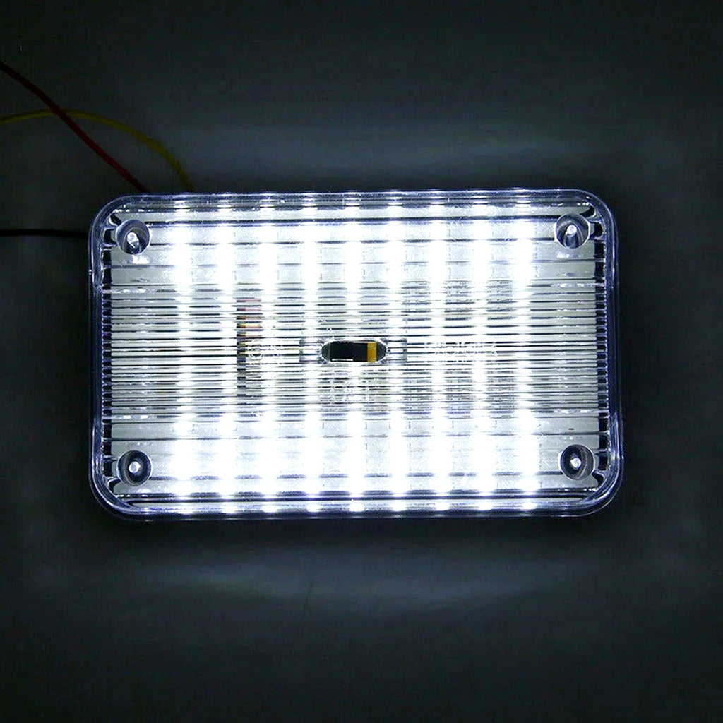 Car Interior Roof Lights 12V 36 LED Bulbs White Vehicle Ceiling LED Lighting Lamp Car Dome Reading Light with On/Off Switch