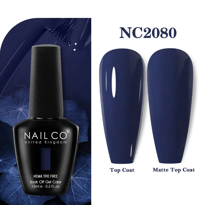 NAILCO 15ml Hema TPO Free Gel Nails Poilsh Vernis Semi Permanent UV Varnish Gel Nail Art Manicure Design TOP BASE Varnish Hybrid