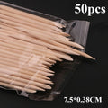 50-300pc/Set for Nail Different Sizes Orange Wood Sticks Cuticle Pusher Cuticle Remove Tool Manicure Pedicure Care nails