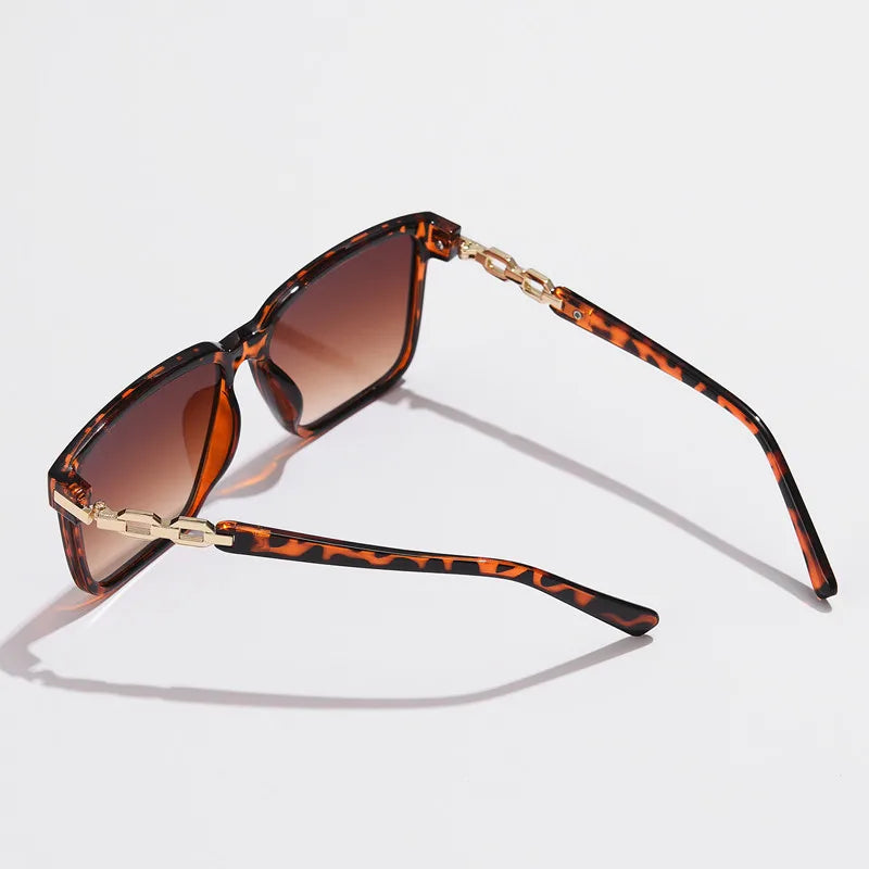 Fashion Womens Sunglasses Square Style Sun Glasses Accessories Gradient Lens Anti-UV400 Luxury Brand Oculus Eyeglasses Female