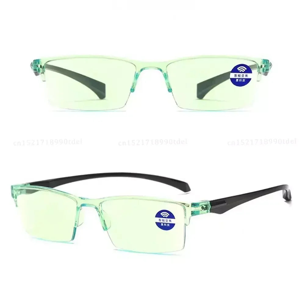 Smart Automatic Zoom Eyeglasses Anti-Blue Light Reading Glasses Men Women Optical Spectacle Computer Eyeglass