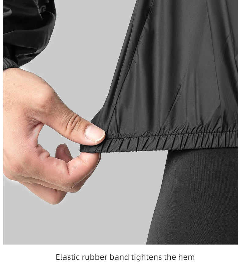 ROCKBROS Summer Cycling Jacket Lightweight Portable Coat Quick Dry Breathable Sunscreen Jacket Outdoor Sports Cycling Clothing