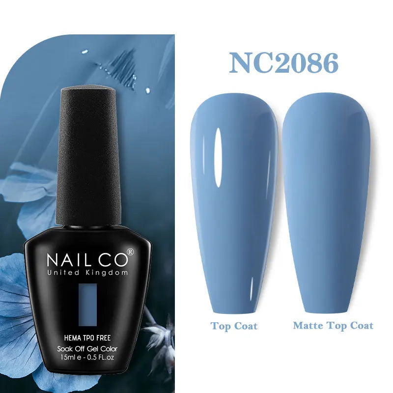 NAILCO 15ml Hema TPO Free Gel Nails Poilsh Vernis Semi Permanent UV Varnish Gel Nail Art Manicure Design TOP BASE Varnish Hybrid