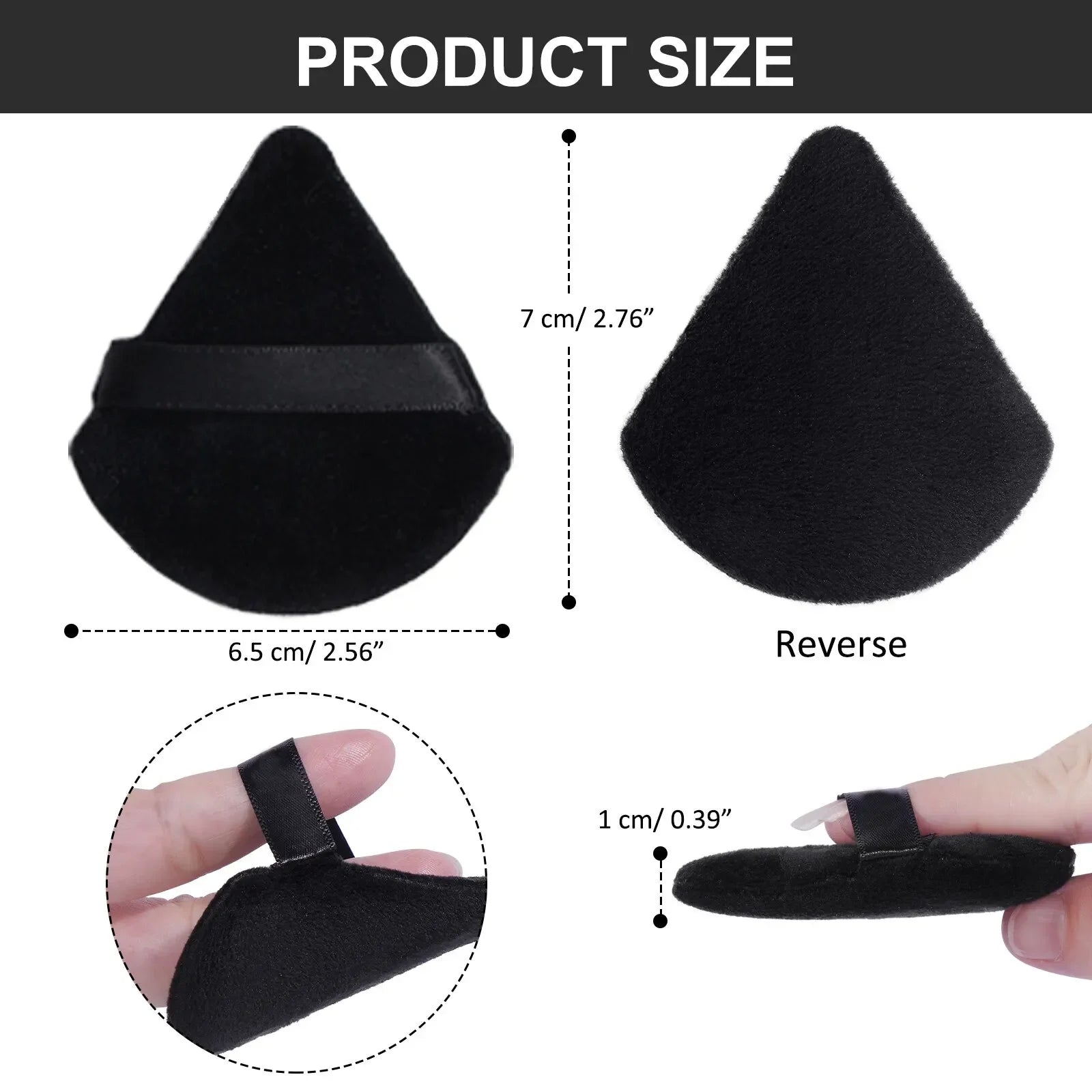 Triangle Powder Puff Wet Dry